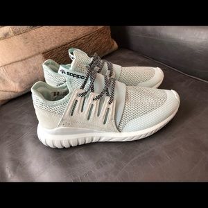 Adidas tubular tennis shoes